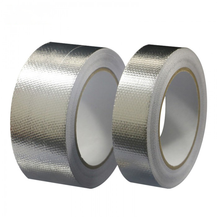 玻纤铝箔胶带  多宽度 50m*0.15mm 粘性强、防水、耐高温 规格可定制