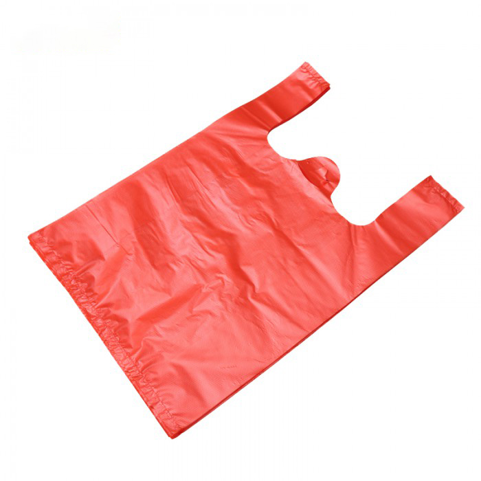 红色手提塑料袋 背心袋 多规格可选 50个1捆 可定制