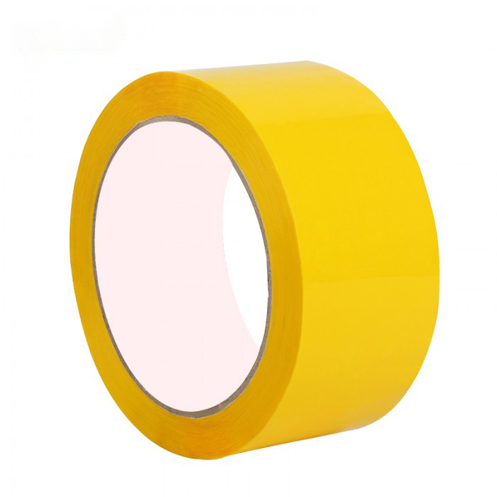 黄色胶带 厚50u 多规格可选   粘性强、不易断  1卷