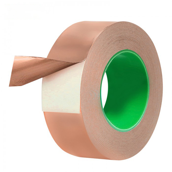 铜箔胶带 厚0.05mm 双导 导电 多规格可选 1卷