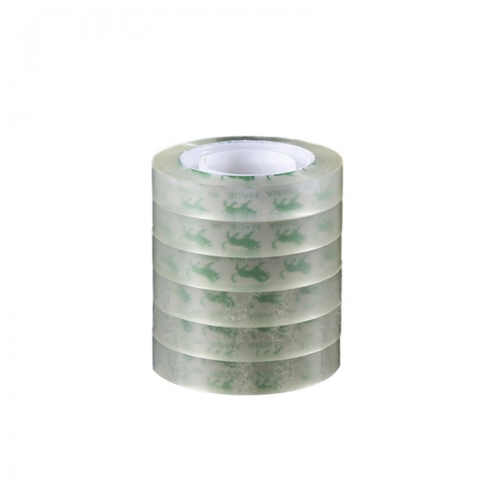 整箱批发透明文具小胶带0.8、1.2胶花艺办公用品制品商 行胶带定制