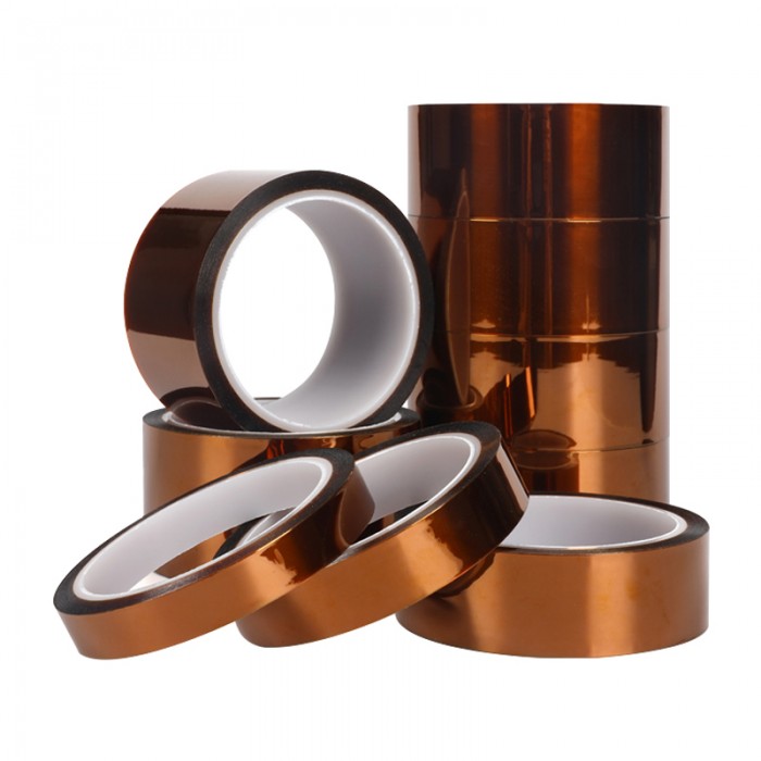 茶色双面金手指高温胶带 不残胶PI双面 聚酰亚胺高温胶带 可定制
