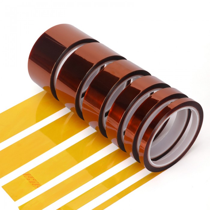 厂家直销0.05MM厚茶色高温胶带 线路板电池包扎 金手指胶带33米