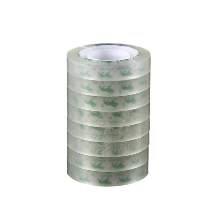 文具胶带  透明黄/绿 0.8cm宽 多规格可选 可定制